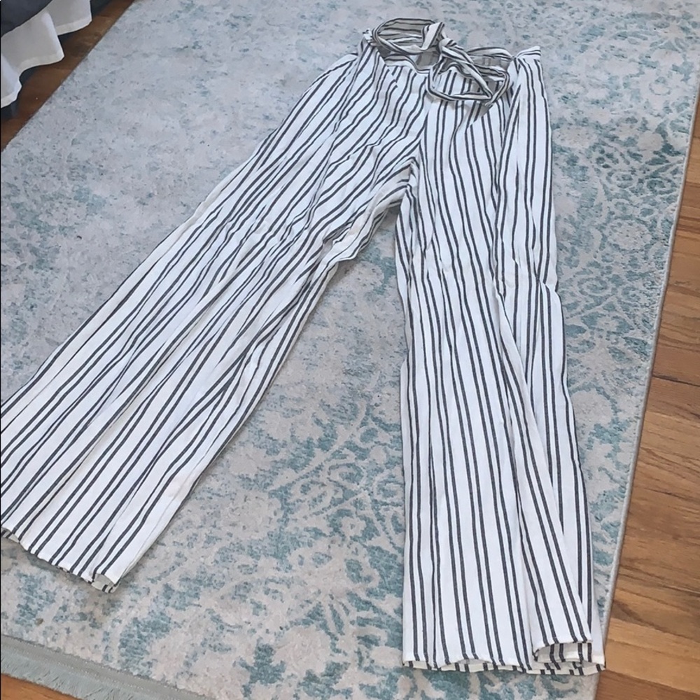 Striped Palazzo Pants